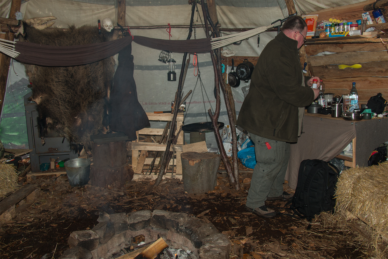 Maik in der Tipi Küche